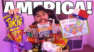 Brit Opens CRAZIEST PO Box From America [upl. by Ahsieyk]