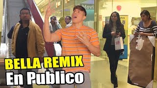 BELLA REMIX  Wolfine y Maluma  CANTO EN PÚBLICO [upl. by Marchak403]