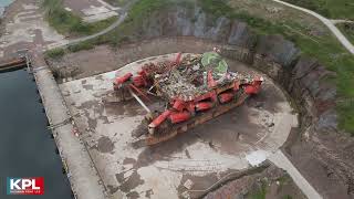 Demolition of the Northern Producer oil rig [upl. by Maag]