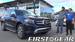 2017 MercedesBenz GLS 450 4MATIC SUV  First Gear  Review and Test Drive [upl. by Duff]