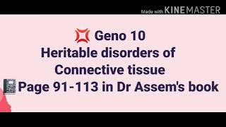 10 Heritable disorders of connective tissue [upl. by Constantina]