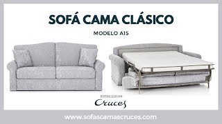 Sofá cama clásico de matrimonio [upl. by Auqemahs391]