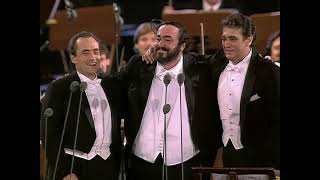 The Original Three Tenors  Carreras Domingo Pavarotti in Concert Rome 1990 [upl. by Winou]