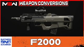 FN F2000  Weapon Conversion  Call Of Duty Modern Warfare III [upl. by Barden]