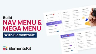 Updated How to Build Elementor Nav amp Mega Menu with ElementsKit  Wpmet [upl. by Lenneuq953]