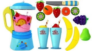 Toy Blender Playset with Wooden Fruit amp Vegetable Toys for Kids [upl. by Norraa129]