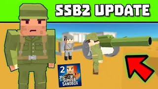 Simple Sandbox 2 Update 1762 WW2 MAPS GUNS MORE [upl. by Herrick]