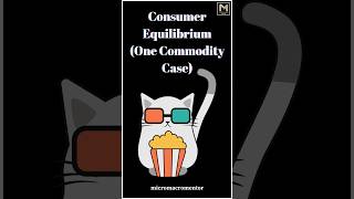 Consumers Equilibrium One Commodity Case  Cardinal Approach  Microeconomics  Class 11 shorts [upl. by Sumedocin68]