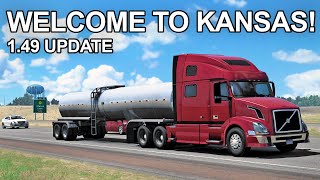 Kansas DLC and 149 Update  American Truck Simulator [upl. by Shandra365]