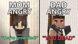 Dad VS Mom Portrayed by Minecraft [upl. by Eimrots]