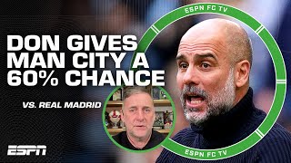 A 60 chance for Manchester City to beat Real Madrid 👀  Don Hutchison chimes in  ESPN FC [upl. by Merth]