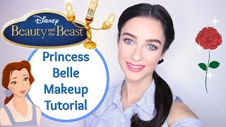 Beauty amp the Beast Belle Makeup Look  Tutorial  Disney  Makeup for Beginners [upl. by Anelyak]