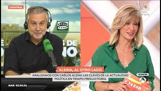 Alsina y Susanna Griso debaten sobre el listado de insultos a Óscar Puente y su quotutilidadquot [upl. by Anitsyrhc855]