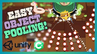 Object Pooling in Unity Easy Tutorial [upl. by Ttelrahc]