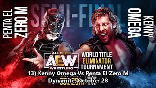 Top 20 AEW Matches Of 2020 [upl. by Banerjee224]