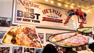 JOES PIZZA New York’s Most Famous Pizza Joint [upl. by Lledualc]