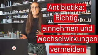 Wie nimmt man Antibiotika richtig ein [upl. by Neyrb]