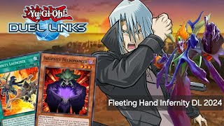 The BEST way to play Infernity in Duel Links right now Fleeting Hand Infernity Replays [upl. by Grishilde464]