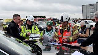 Operation Callicarpa exercise at Silverstone [upl. by Graehme]