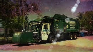 Waste Pro Mack LEU Heil HalfPack Pembroke Pines Heritage Unit Garbage Truck on Trash [upl. by Mathilde]