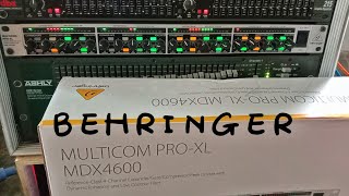 Unboxing BEHRINGER MULTICOM PROXL MDX4600 sangat berguna ketika di buat untuk live musik [upl. by Artekal]