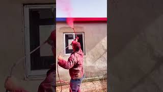 Painting process for aging color steel roof tiles [upl. by Itsirhc]