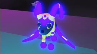 Making Mega Neon Criosphinx legendary pet in adopt me on Roblox [upl. by Guzel]