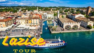 LAZISE  a Beautiful tour around Garda Lake  Italy 🇮🇹 [upl. by Lebanna]