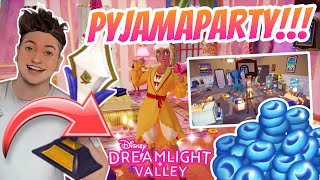 SCHÖNES THEMA aber auch viele MONDSTEINE 😍  Mein Pyjama Party Dreamsnap  Disney Dreamlight Valley [upl. by Azilef689]