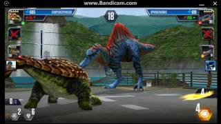 Jurassic World The Game  Player Duel Battle 486 [upl. by Bilbe]