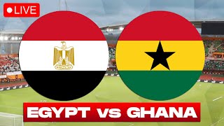 EGYPT vs GHANA LIVE Stream  AFCON Football Match Watchalong [upl. by Pas]