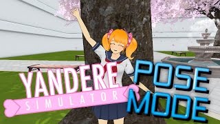 YANDERE SIMULATOR RIVALS POSE MODE  GROUP PHOTO [upl. by Jolanta]