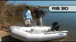 West Marine Compact RIB 310 Inflatable Boat [upl. by Yhtommit]