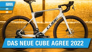 Cube Bikes Agree 2022 EnduranceRennrad Aerodynamik im Fokus [upl. by Ellatsyrc]