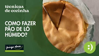 Como fazer Pão de Ló húmido  Técnicas de Cozinha  Pingo Doce [upl. by Renraw]