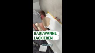 Badewanne streichen Schritt für Schritt [upl. by Rellim]