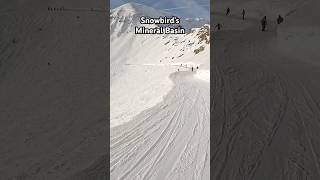 The Most Scenic Run at Snowbird snowboarding utah [upl. by Leone]