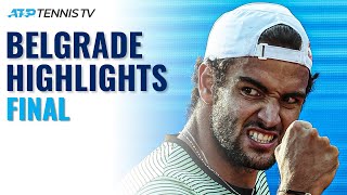 Matteo Berrettini vs Aslan Karatsev  Serbia Open 2021 Final Highlights [upl. by Haimehen548]