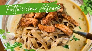 quotCreamy Fettuccine Alfredo Recipe with Chickenquot [upl. by Inaluahek399]