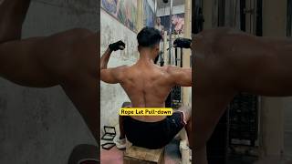 Rope Lat Pulldown 🙌 Bawalivlog0 YouTube shorts trending trendingshorts ytshorts gym [upl. by Issirk]