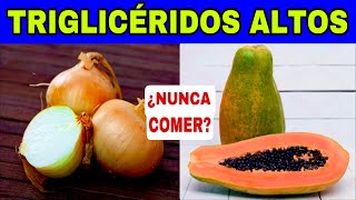 18 Consejos para BAJAR LOS TRIGLICÉRIDOS ALTOS de forma natural [upl. by Airetahs]