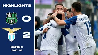 Highlights  SassuoloLazio 02 [upl. by Aihk92]