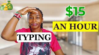 Make US15 An Hour to TYPE Online 19 TYPING JOBS from Home [upl. by Barton]