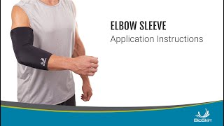 Elbow Sleeve Application Instructions [upl. by Aihtennek215]