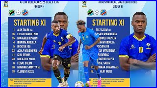 LIVE TANZANIA VS DRC CONGO  MCHEZO WA KUZU AFCON 2025 AFCON QUALIFICATION [upl. by Etnwahs]