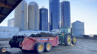 A Winters Day work on a Beef Cattle Farm [upl. by Waddington]