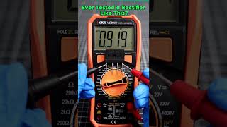 Ever Tested a Rectifier Like This diode transistor MOSFET bridgerectifiers electroniccomponent [upl. by Euf]