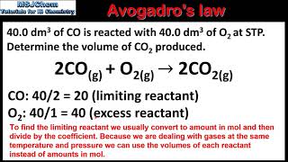 S146 Avogadros law [upl. by Bartholomeo]