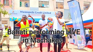 Bahati Performing LIVE in Machakos Town [upl. by Eipper]