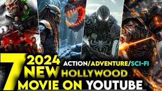 Top 7 Best Hollywood ActionAdventure Movies On Youtube In Hindi  2024 New Hollywood Movies [upl. by Anitsirk]